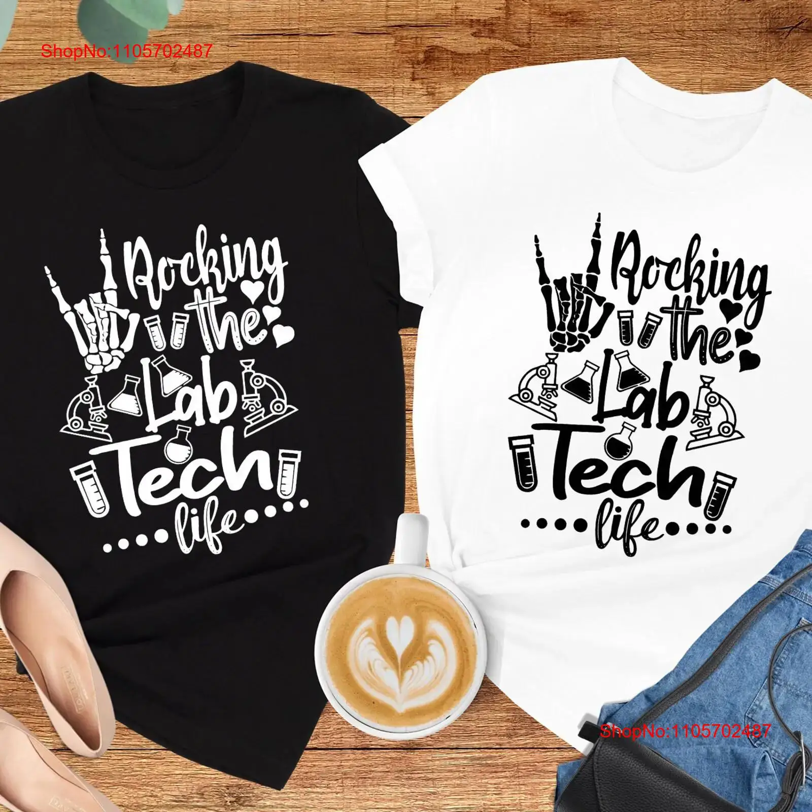 Футболка Rocking The Lab Tech  – обзор и цена Medical Lab Graphics
