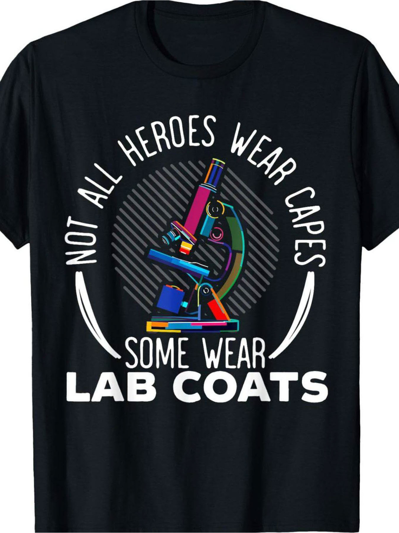 Мужская черная футболка с круг – обзор и цена Medical Lab Graphics